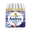 【2026 Special Deals + Free Shipping】Andrex 54 Rolls Supreme Quilted Toilet Paper Roll - toilet paper